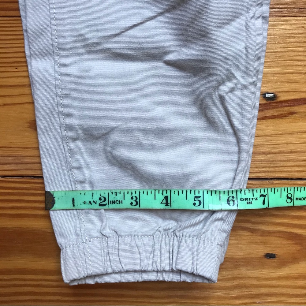 Loft Light Beige Gathered Ankle Khaki Pants, NWT, 0 - Picture 9 of 11